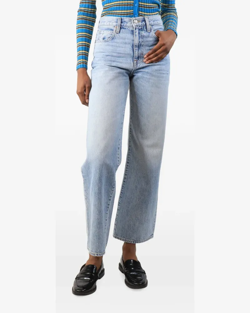 SLVRLAKE bleached-effect jeans - Blau Blau