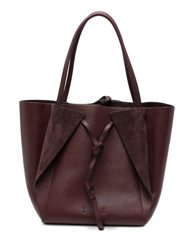 Gabriela Hearst Marija Tote Bag aus strukturiertem Leder - Rot Rot