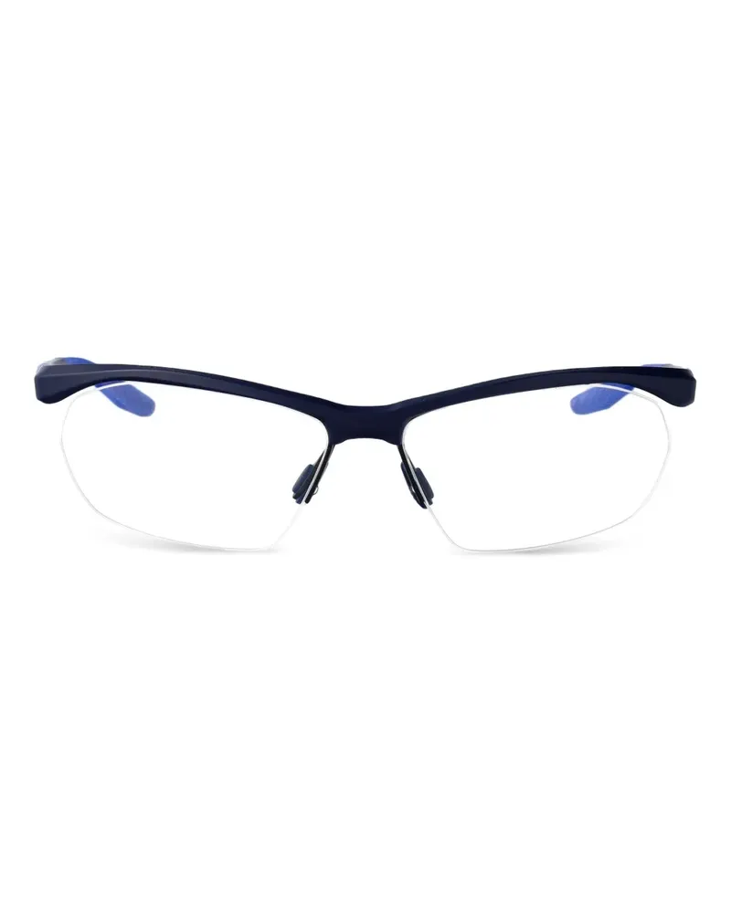 Nike 7401 Brille mit Shield-Gestell - Blau Blau