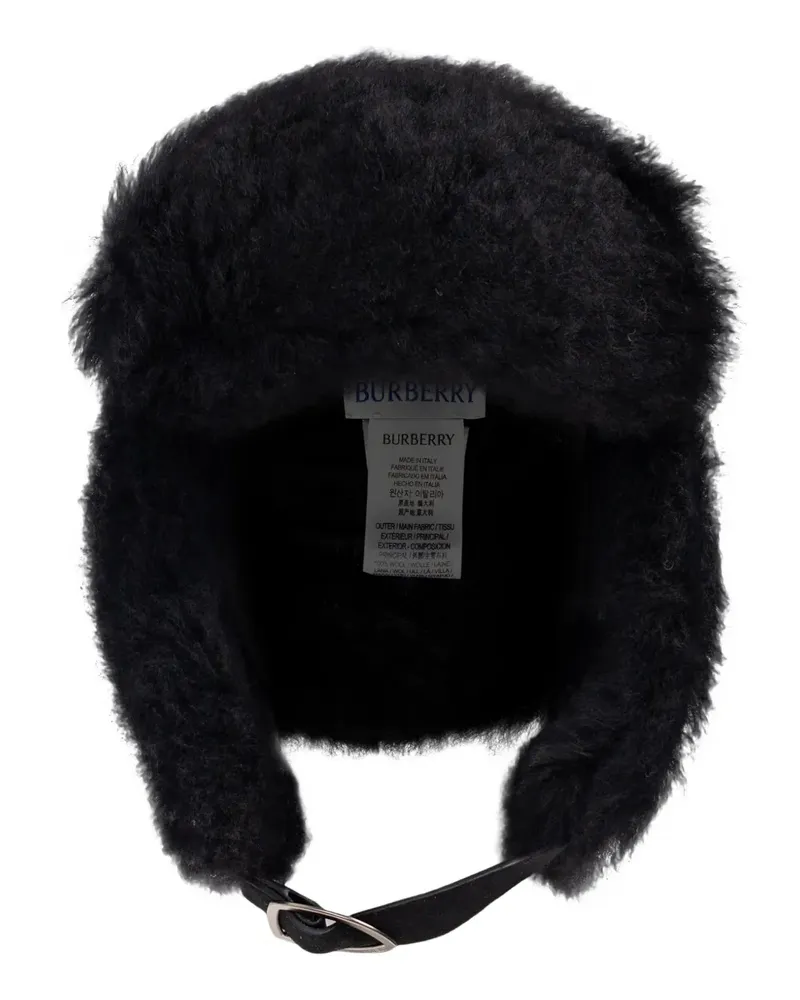 Burberry Karierte Mütze - Schwarz Schwarz