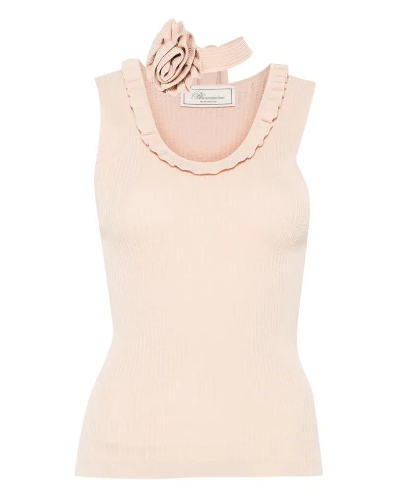 Blumarine Geripptes Top - Rosa Rosa