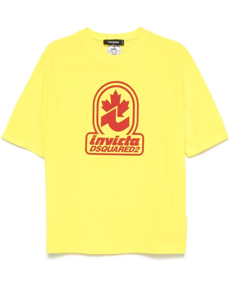 Dsquared2 Invicta T-Shirt - Gelb Gelb