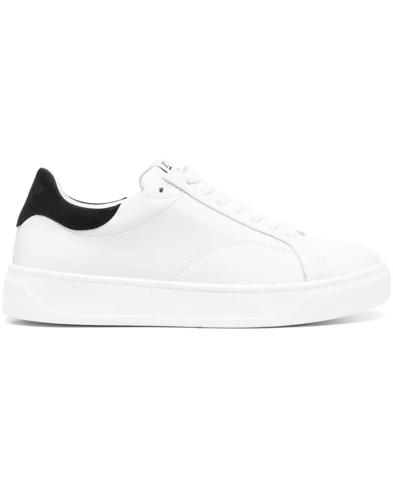 Lanvin Sneakers mit Logo-Patch - Weiß Weiß