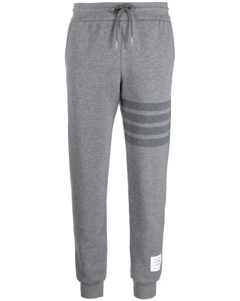 Thom Browne Gestrickte Jogginghose - Grau Grau