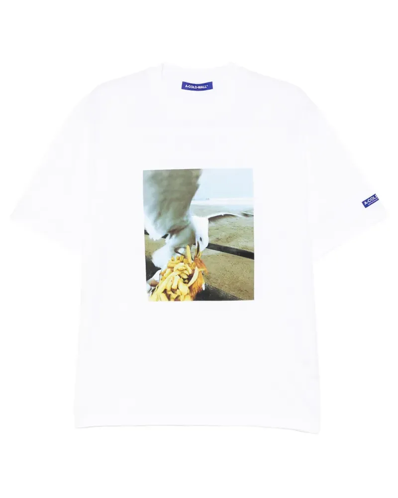 ACW* graphic-print T-shirt - Weiß Weiß