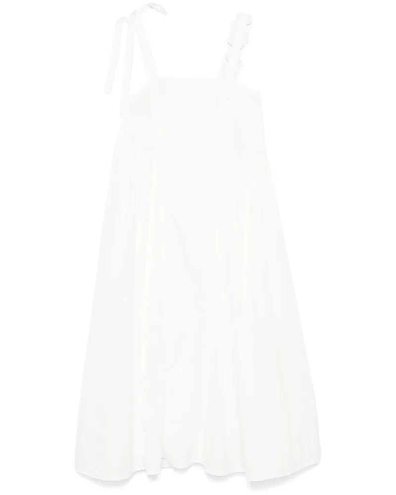 Cecilie Bahnsen Oaklyn Maxikleid - Weiß Weiß