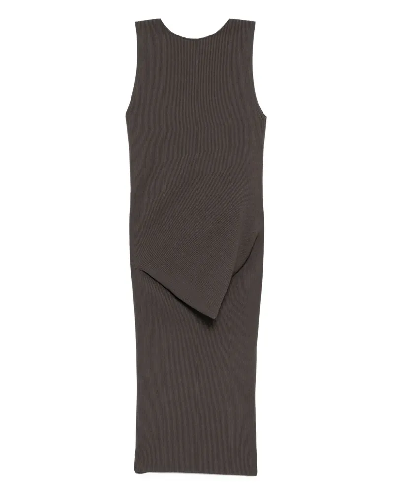 Rick Owens Gestricktes Kleid - Grau Grau