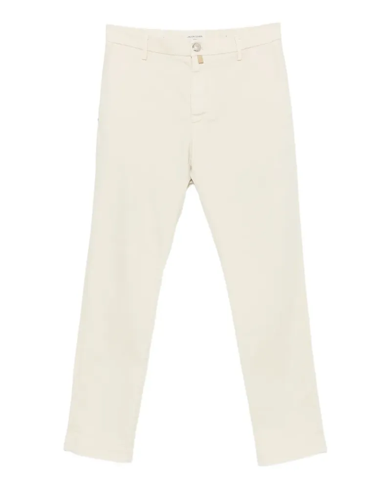 Jacob Cohën logo-patch straight-leg jeans - Nude Nude