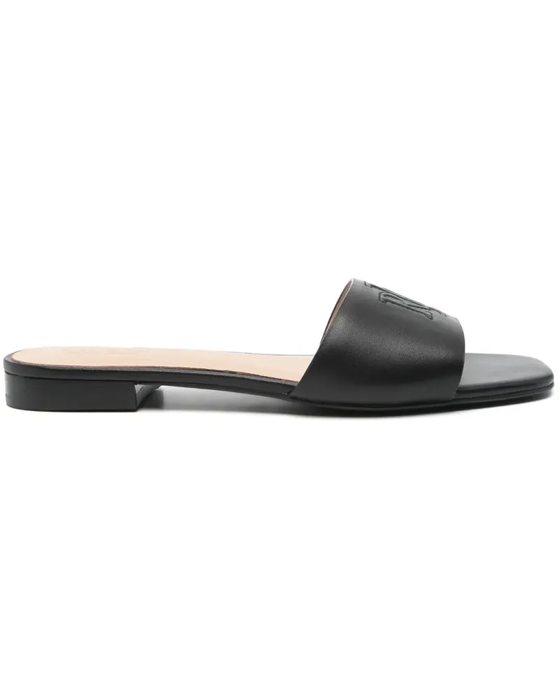 Ralph Lauren Everley Pantoletten - Schwarz Schwarz