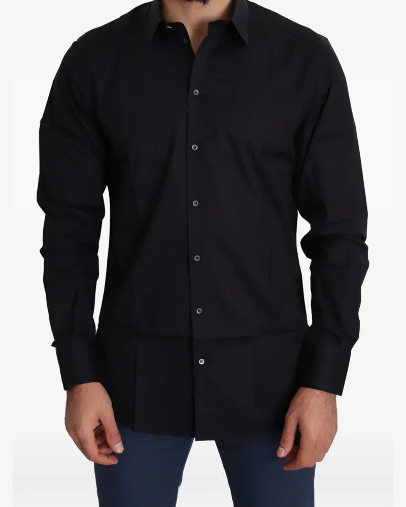 Dolce & Gabbana long-sleeve shirt - Schwarz Schwarz