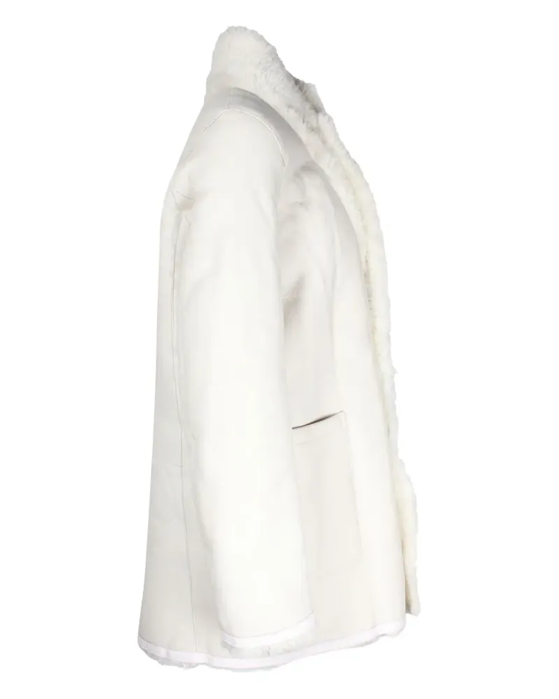 Joseph reversible leather coat - Weiß Weiß
