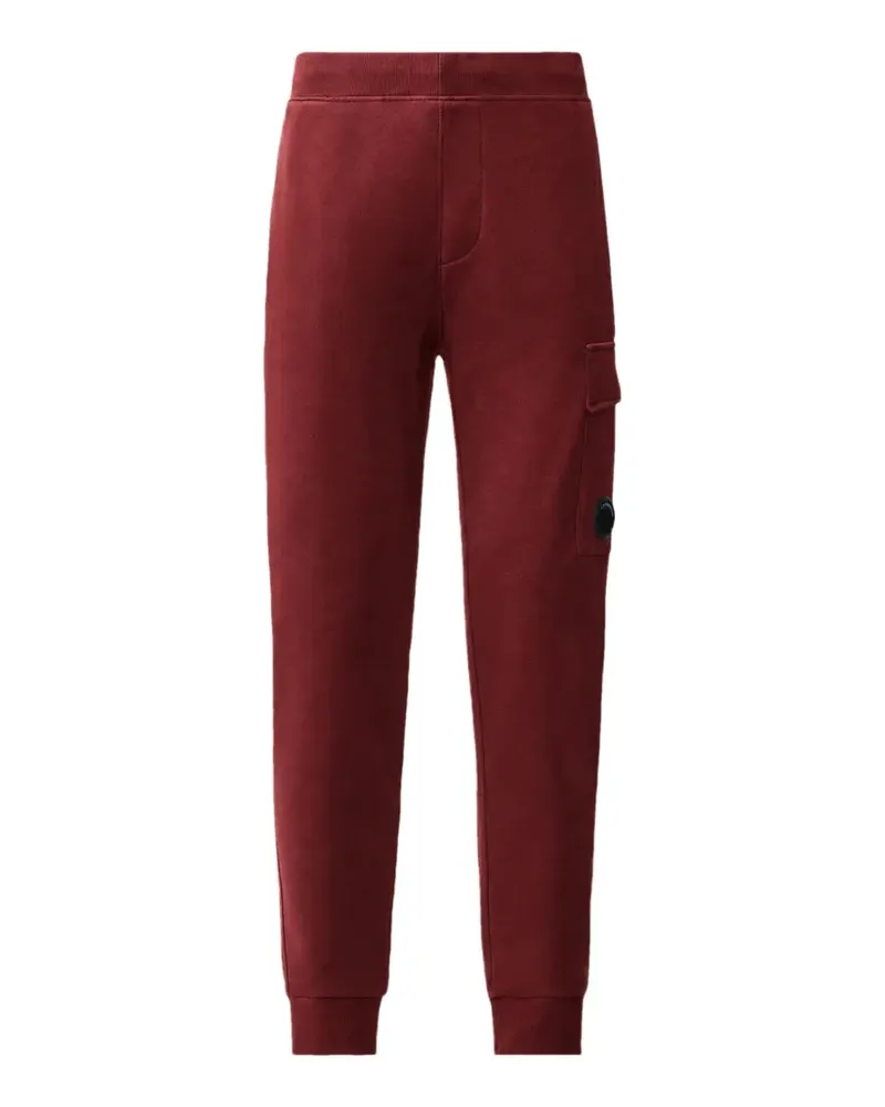C.P. Company Diagonal Lens Fleece-Jogginghose - Rot Rot