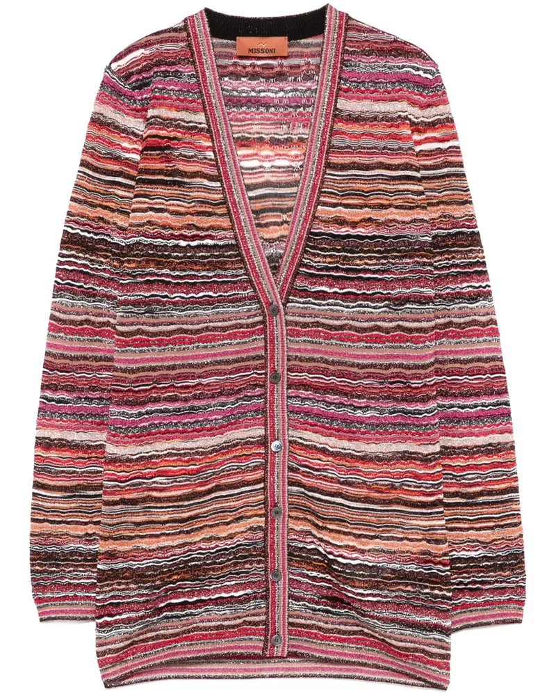 Missoni Gestreifter Cardigan - Braun Braun