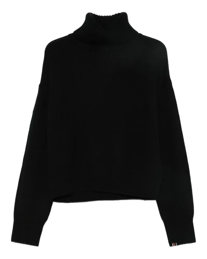 extreme cashmere xtra Strick mit Rollkragen - Schwarz Schwarz