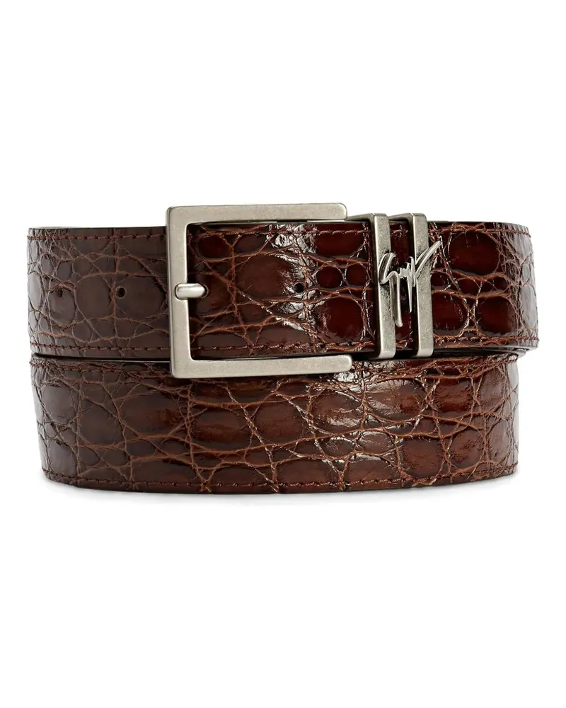 Giuseppe Zanotti Teodore Gürtel - Braun Braun