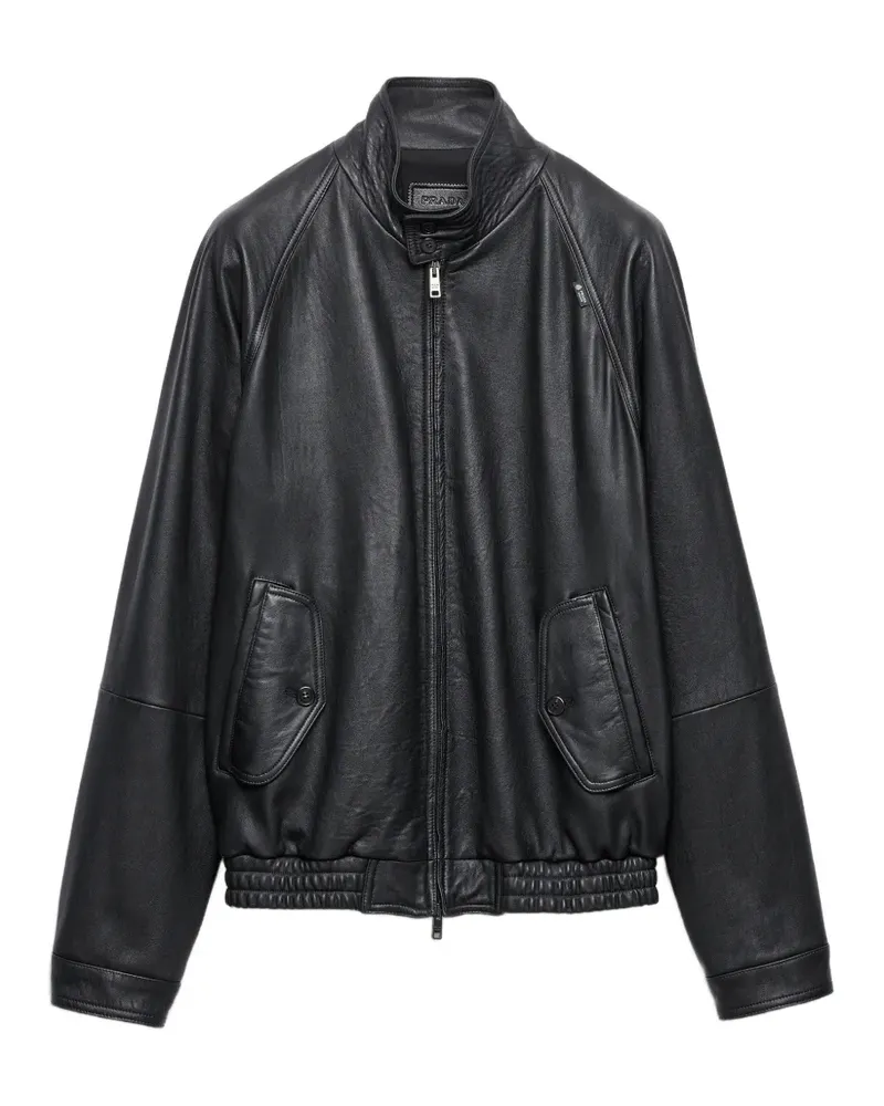 Prada nappa leather jacket - Schwarz Schwarz