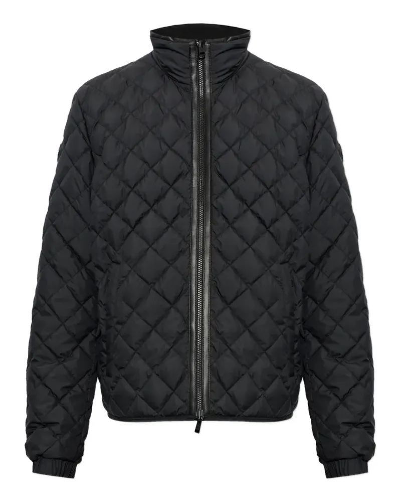 Moncler Wendbare Delviane Daunenjacke mit Rautensteppung - Schwarz Schwarz