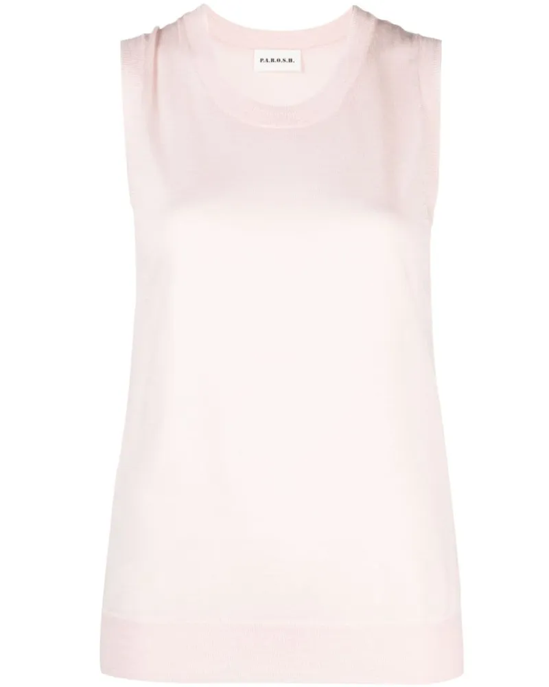 P.A.R.O.S.H. P.A.R.O H. Fein gestricktes Top - Rosa Rosa