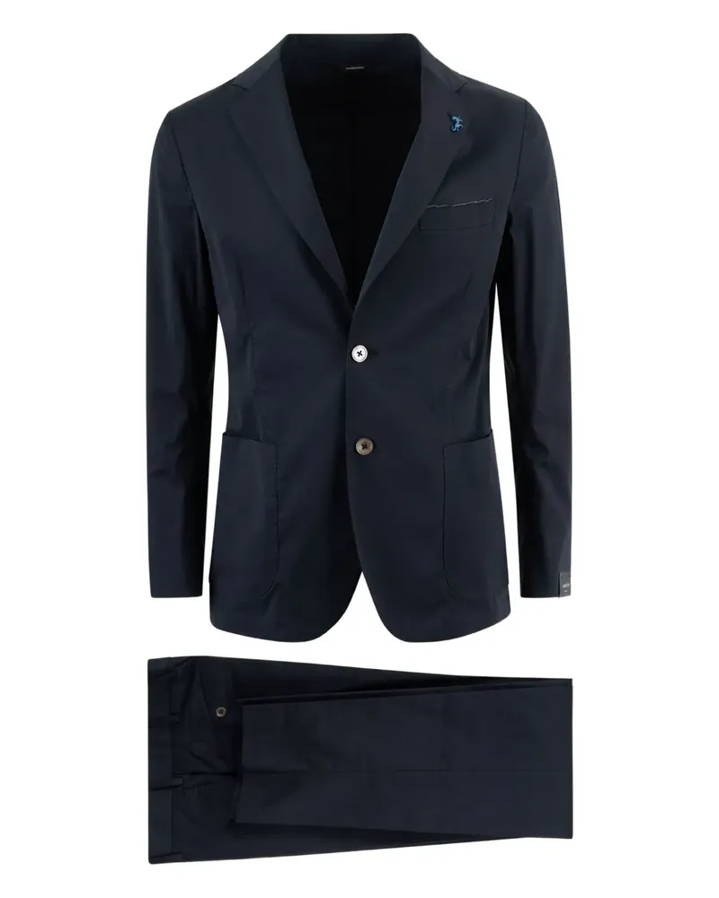 Tombolini Anzug mit aufgesetzten Taschen - Blau Blau