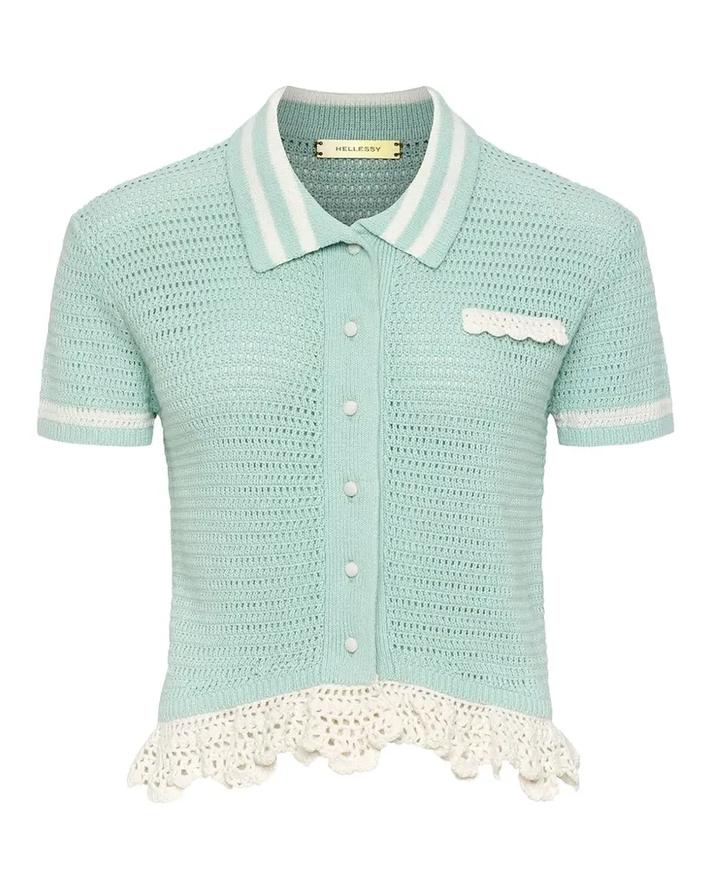 Hellessy Nash crochet-knit shirt - Grün Grün