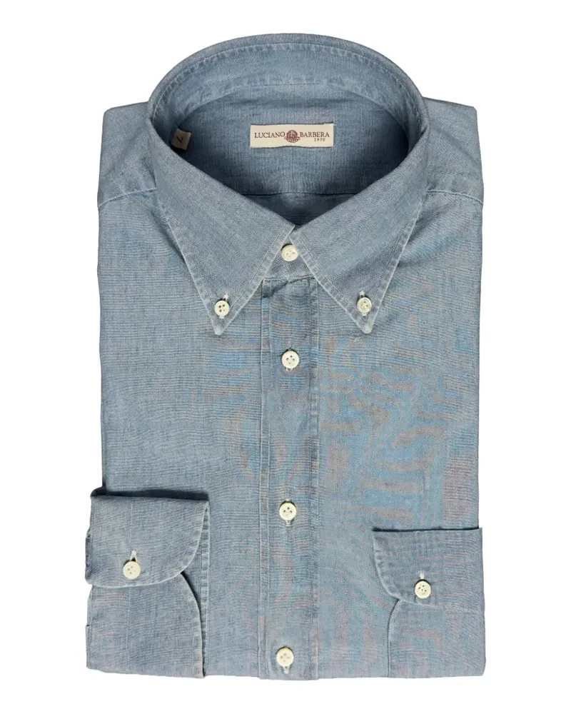 Luciano Barbera blue shirt - Blau Blau