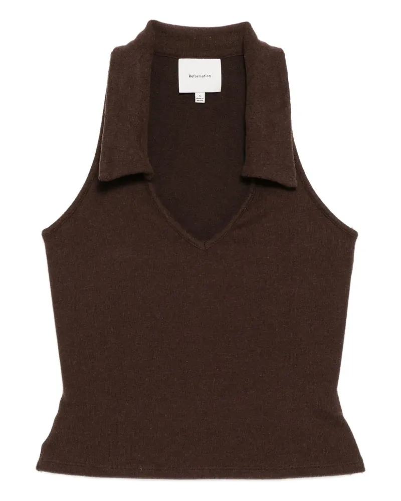 Reformation Austine Tanktop - Braun Braun