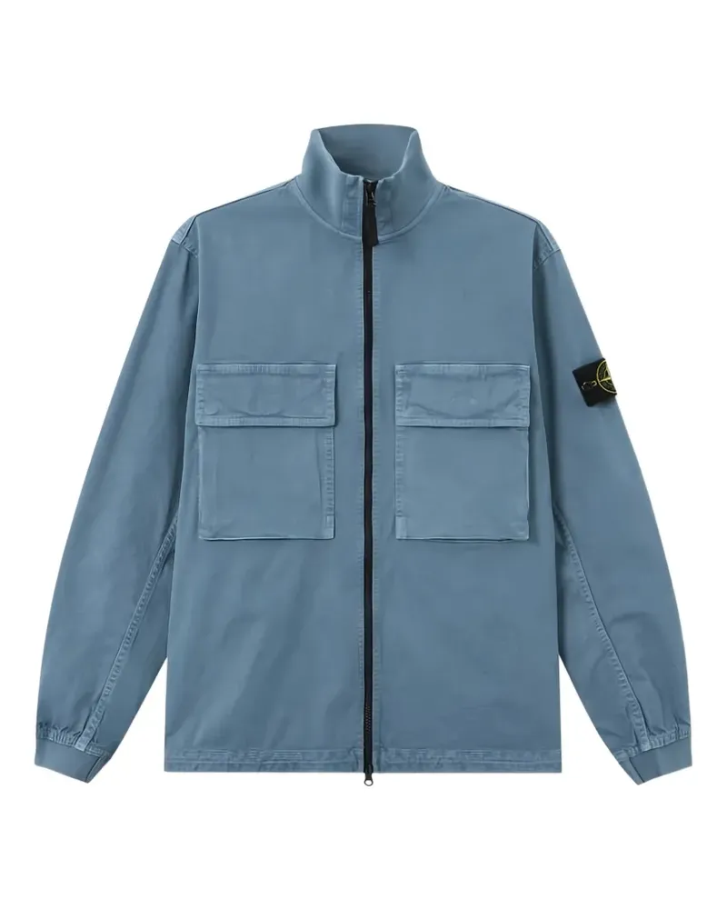 Stone Island Tasche mit Logo-Patch - Blau Blau