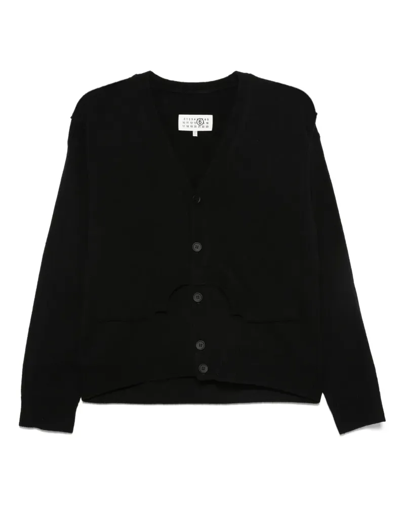 Maison Margiela Klassischer Cardigan - Schwarz Schwarz