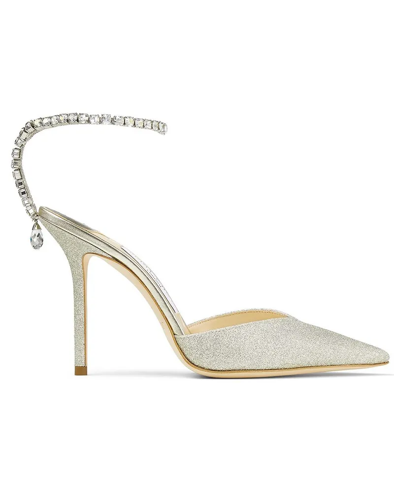 Jimmy Choo Saeda Pumps 100mm - Weiß Weiß