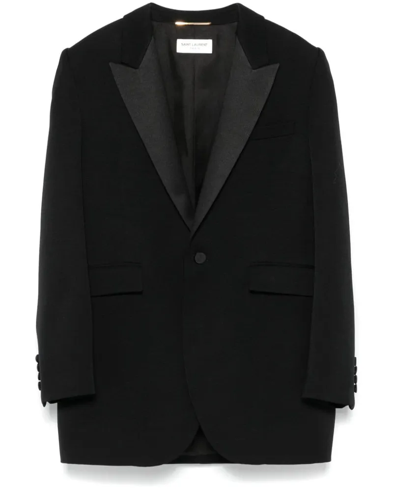 Saint Laurent Smoking-Blazer - Schwarz Schwarz