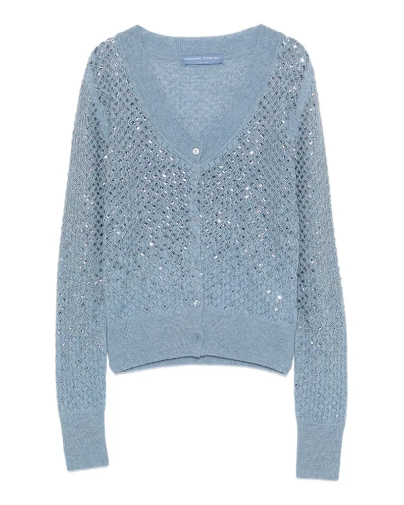 Ermanno Scervino Verzierter Cardigan - Blau Blau