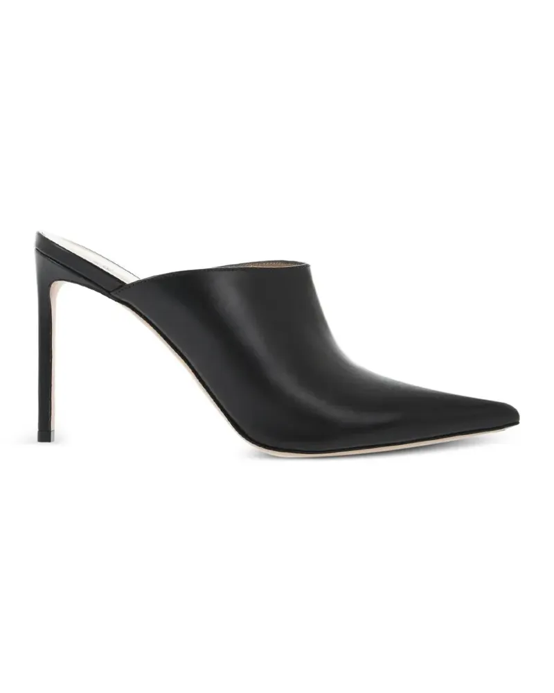 Francesco Russo Spitze Mules - Schwarz Schwarz