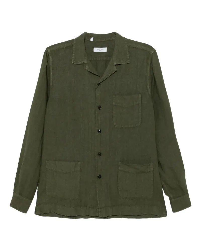 Boglioli Hemd mit Brusttasche - Grün Grün