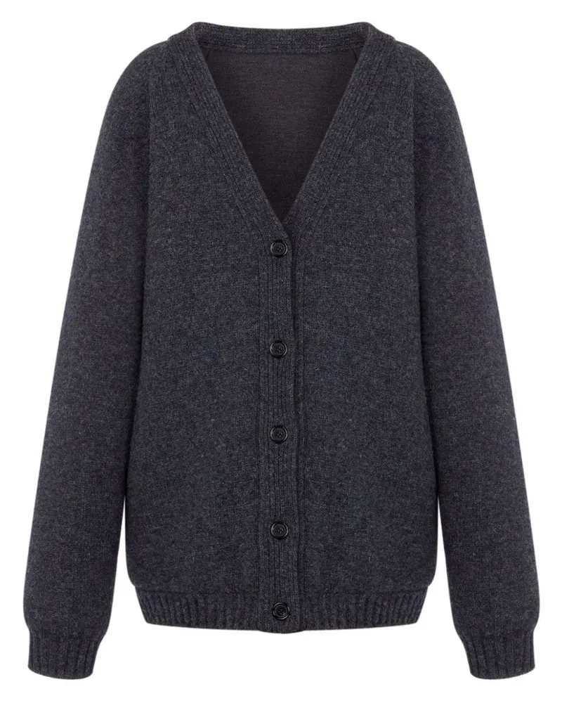 Moschino Cardigan mit V-Ausschnitt - Grau Grau