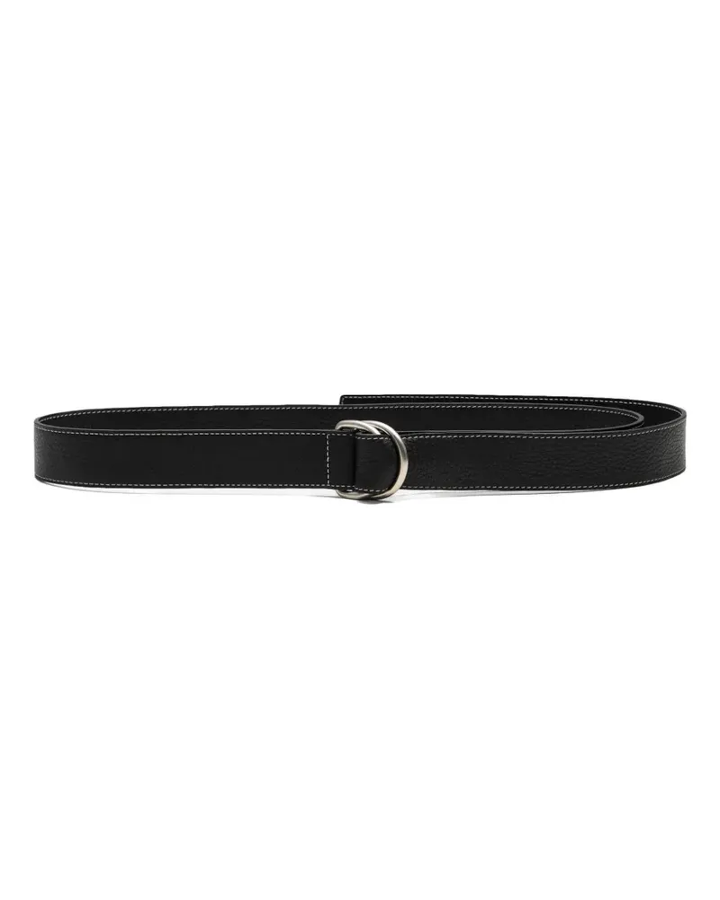 AMI Paris Gürtel aus Leder - Schwarz Schwarz