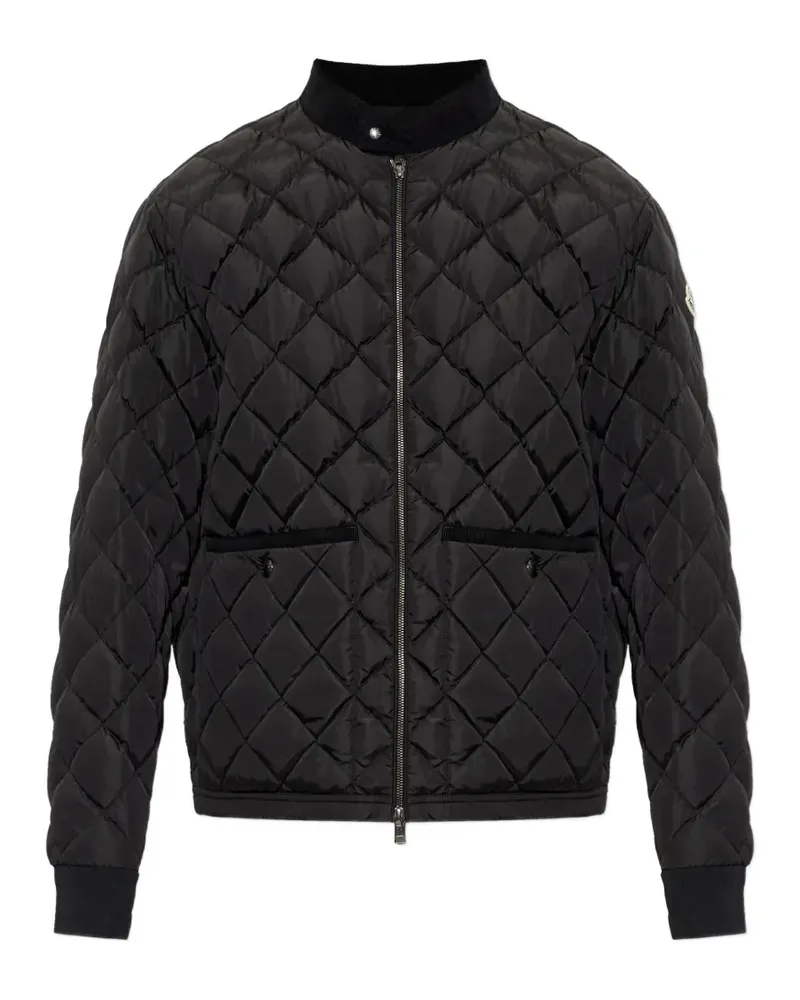 Moncler Eclal Jacke mit Rautensteppung - Schwarz Schwarz