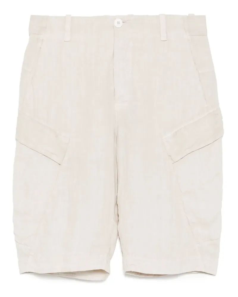 TRANSIT Cargo-Shorts aus Leinen - Nude Nude