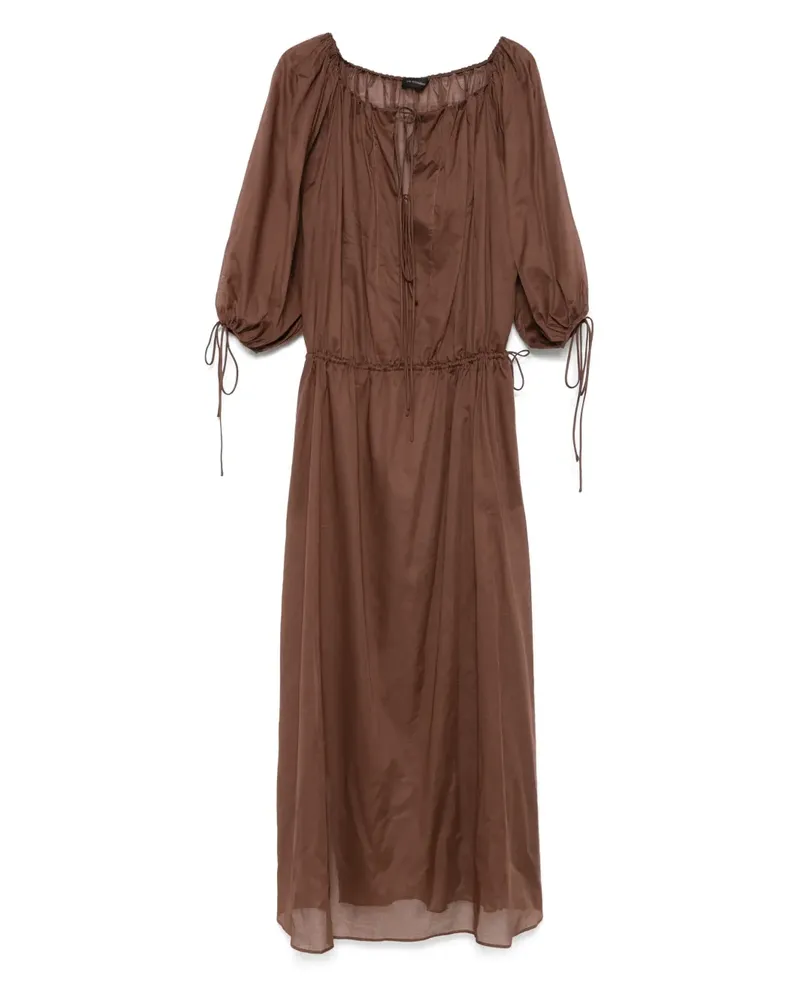 ANDAMANE Klassisches Maxikleid - Braun Braun
