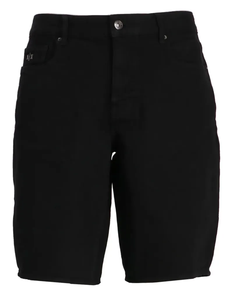 Armani Exchange Five-Pocket-Bermudas aus Baumwolle - Schwarz Schwarz