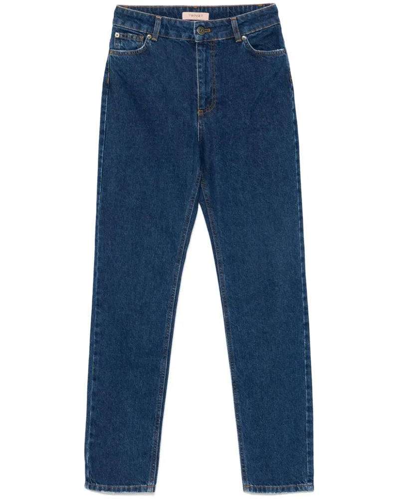 Twin-Set Schmale Jeans - Blau Blau