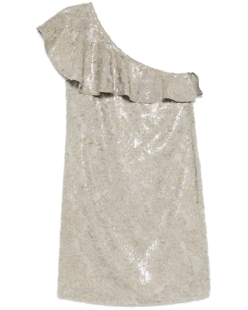 Dorothee Schumacher Minikleid mit Pailletten - Grün Grün