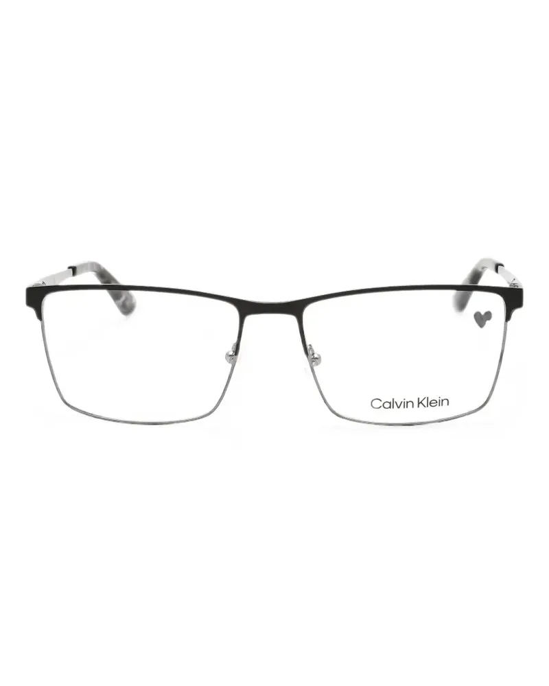 Calvin Klein Brille mit eckigem Gestell - Schwarz Schwarz