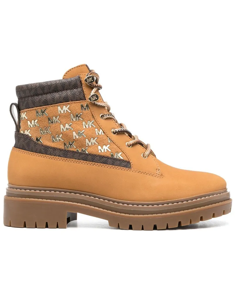 Michael Kors Hiking-Boots mit Monogramm - Nude Nude
