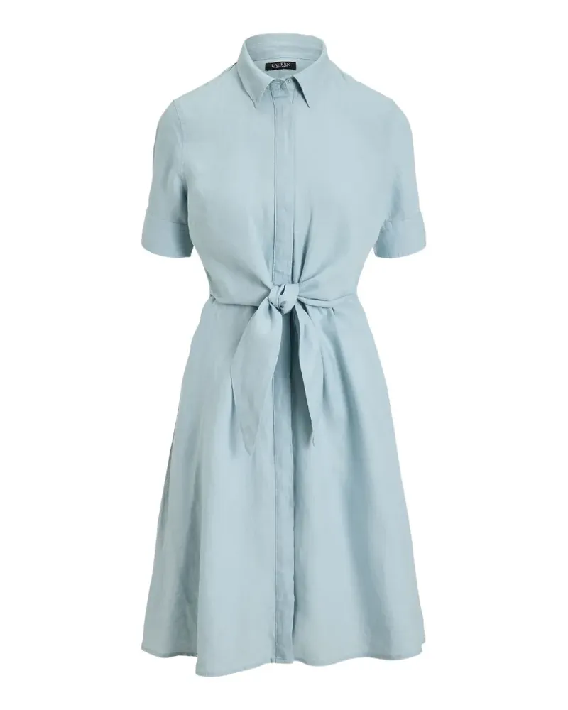 Ralph Lauren tie-waist midi dress - Blau Blau