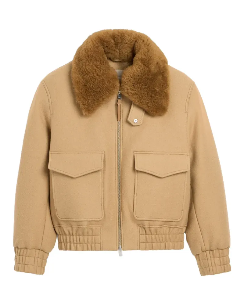 AMI Paris Wattierte Jacke - Nude Nude