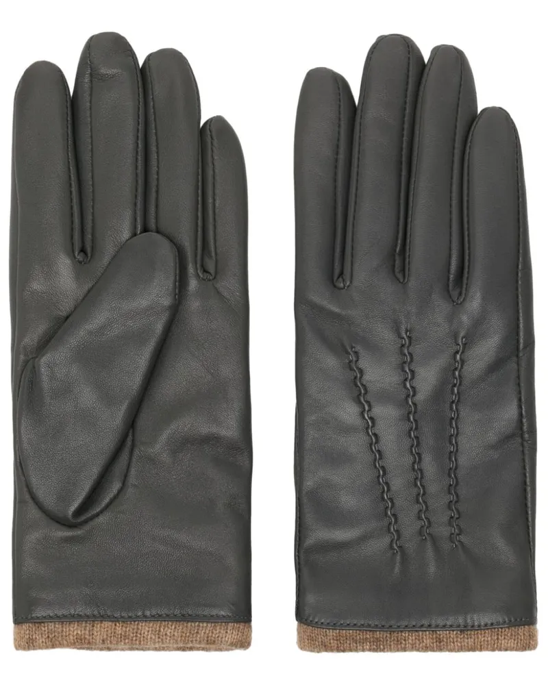 Dents Lorraine Handschuhe - Grau Grau