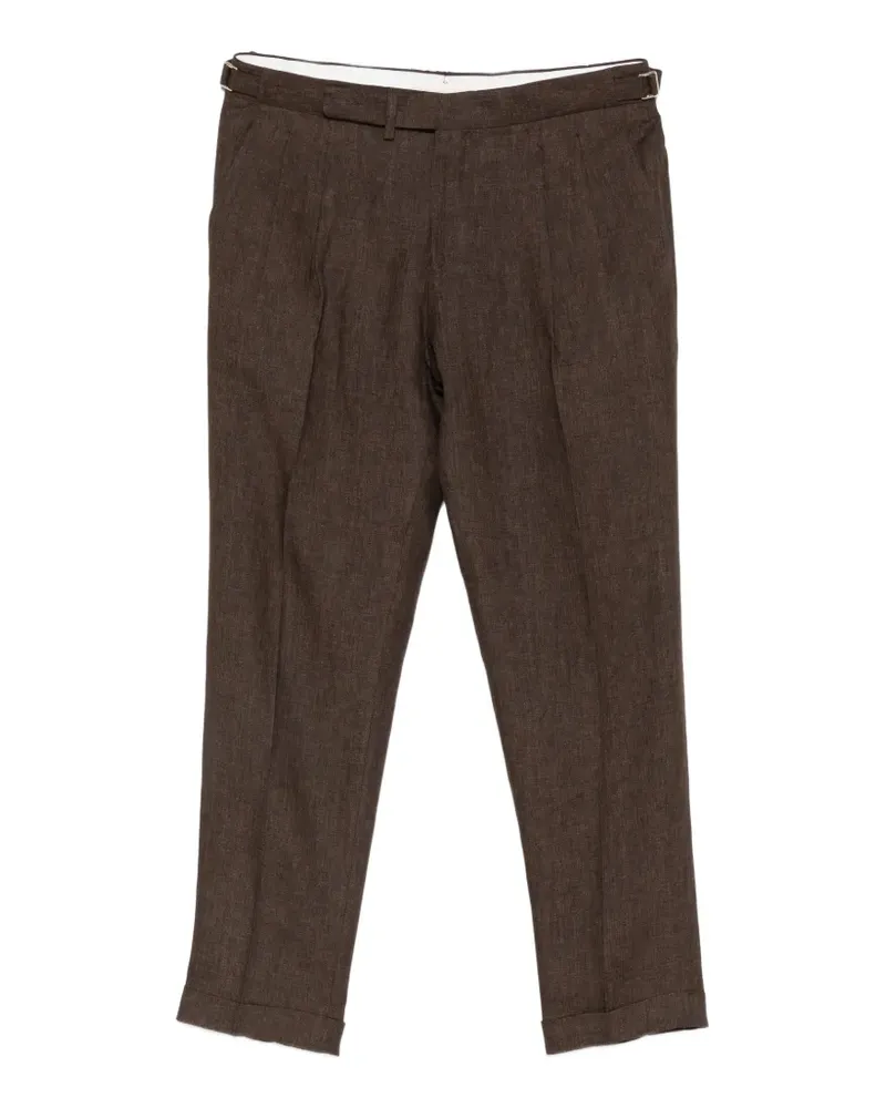 Briglia 1949 Quartieris side-adjusters trousers - Braun Braun