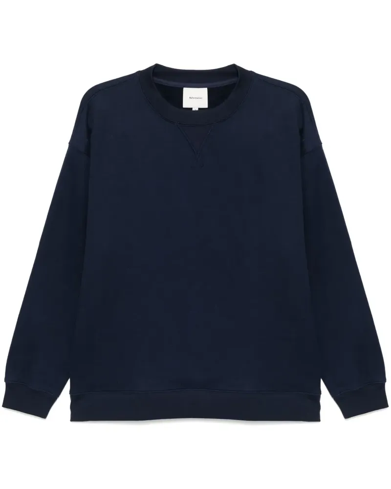 Reformation Drew Sweatshirt - Blau Blau