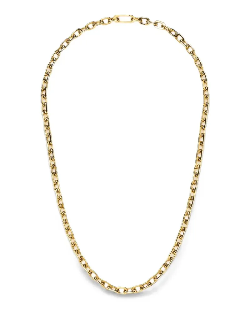 Missoma square paperclip chain necklace - Gold Gold