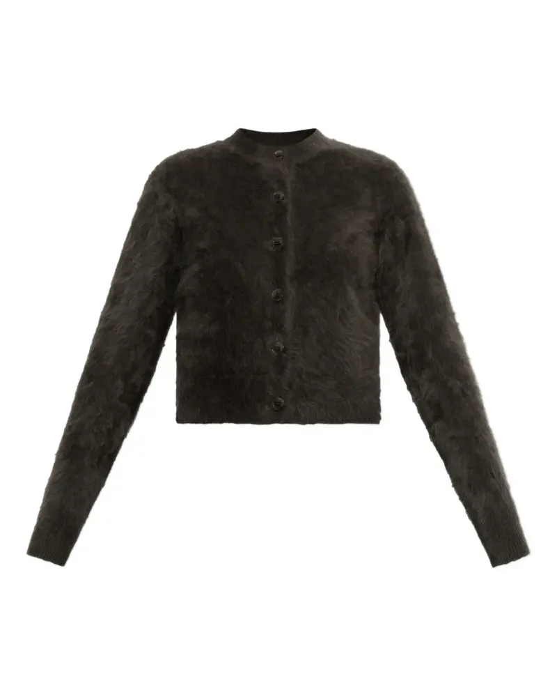 Lisa Yang Azalea brushed-finish cardigan - Grün Grün